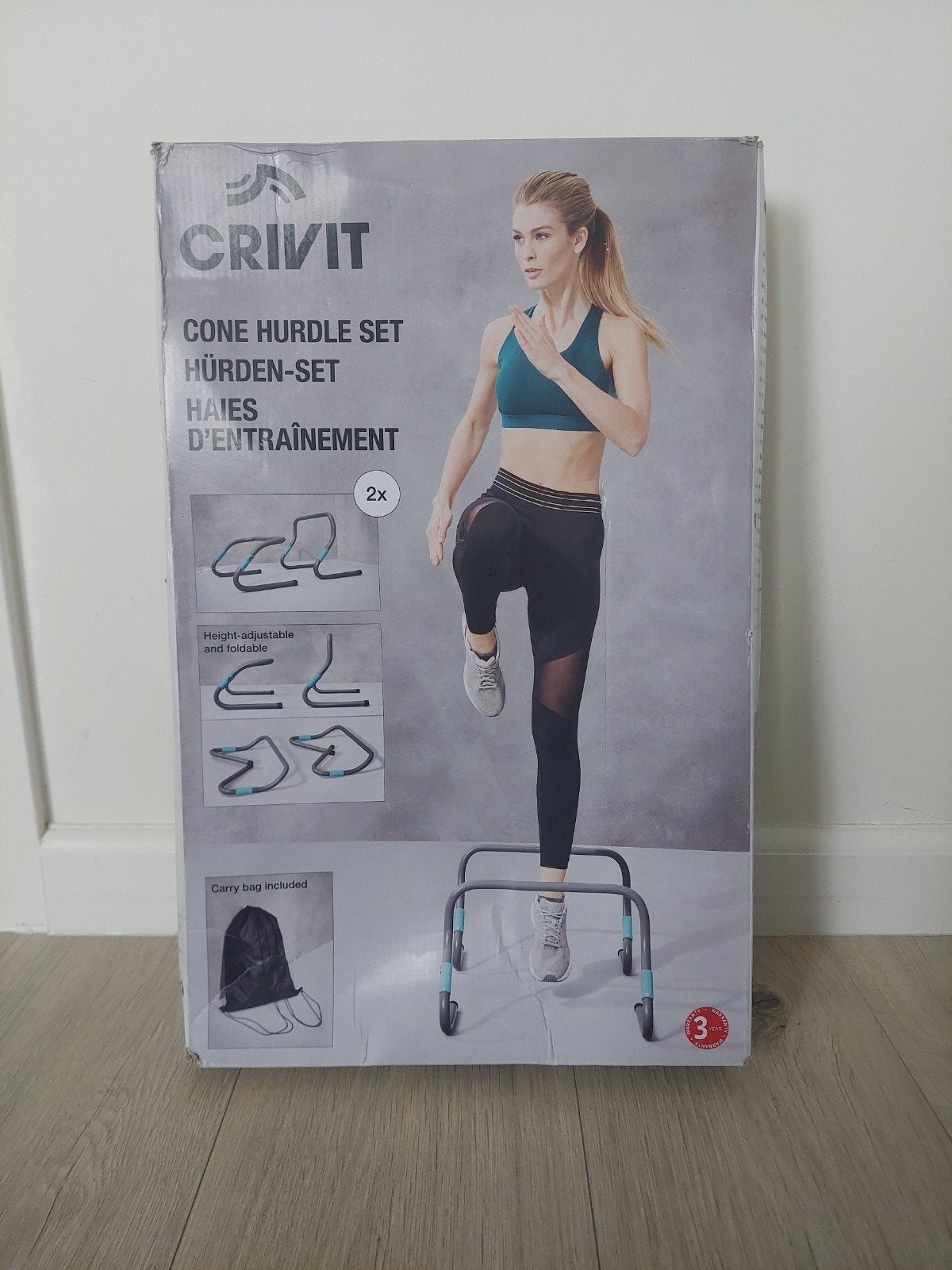 Crivit Cone Hürden Set - Verstelbare Horden voor Training, Ophalen, Nieuw, Benen, Overige typen