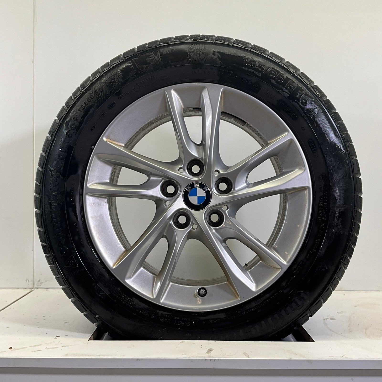 BMW 1 2 SERIE  SET VELGEN + WINTERBANDEN 16 INCH ORIG. 474, Auto-onderdelen, Banden en Velgen, Ophalen, Gebruikt, 16 inch, Banden en Velgen