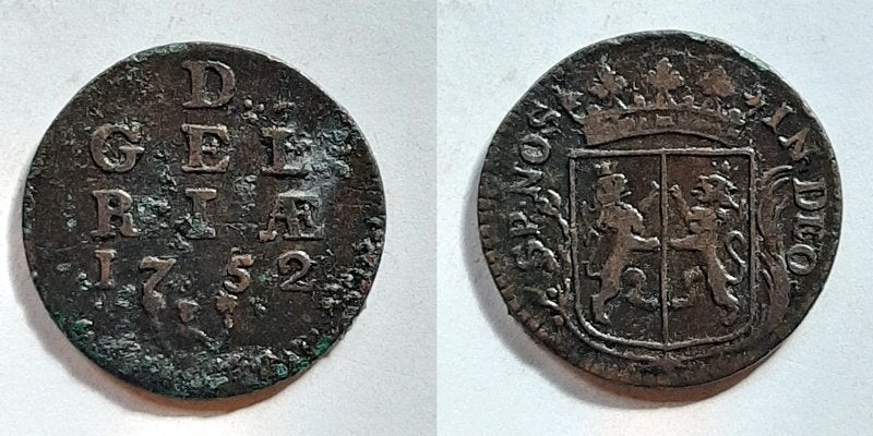 Duit Gelderland 1752, Verzenden, Vóór koninkrijk, Overige waardes