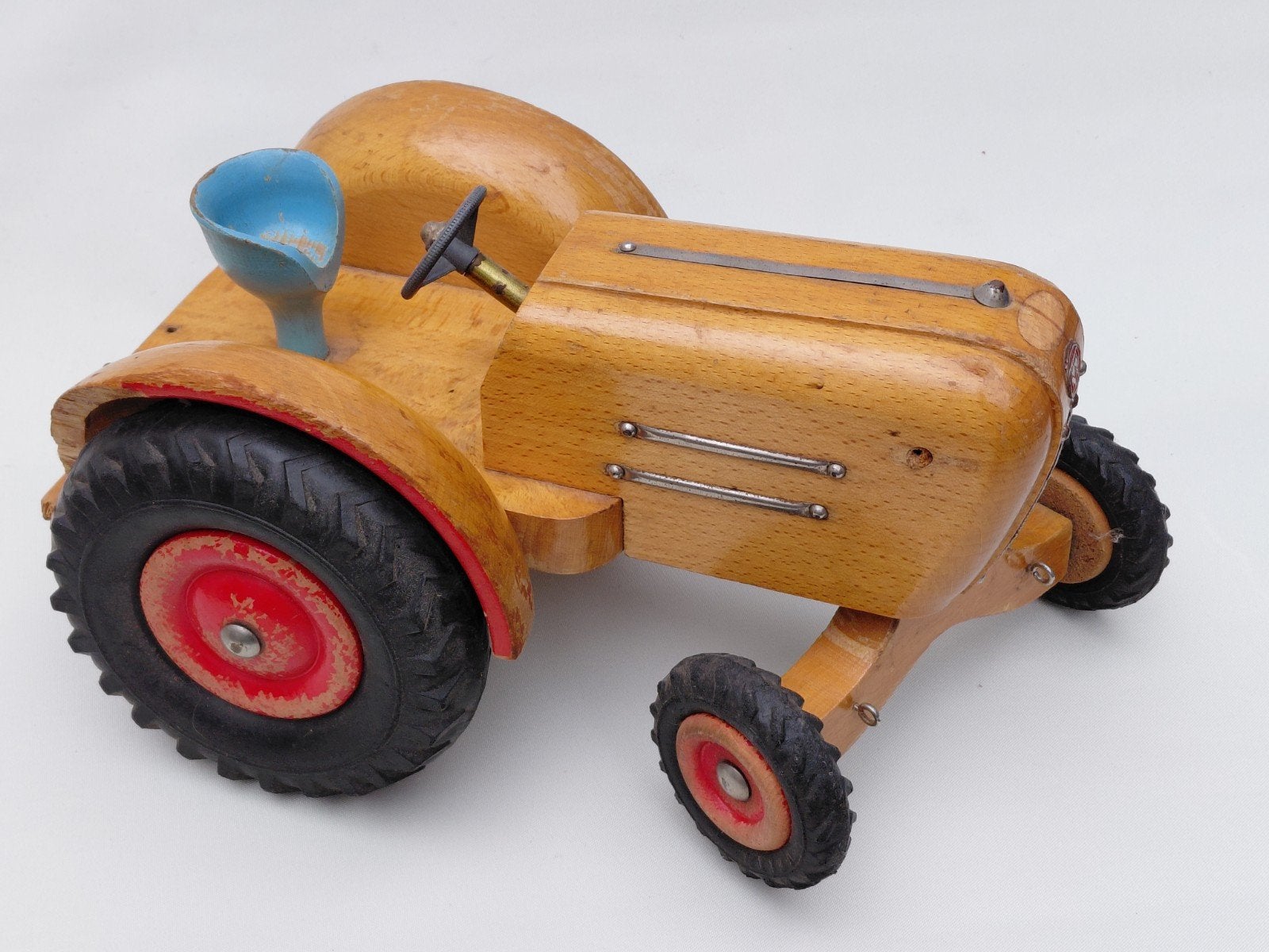Houten tractor van Bigge, Ophalen of Verzenden, Zo goed als nieuw, Overige typen