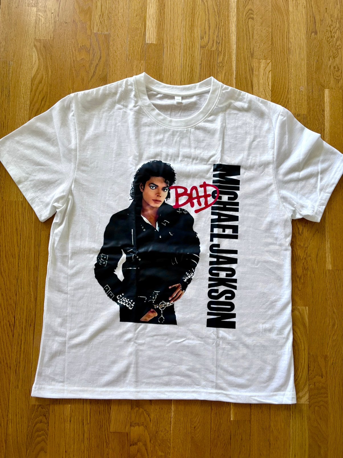 Michael jackson bad shirt, Ophalen of Verzenden, Nieuw, Wit