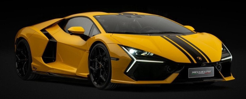 Lamborghini Revuelto Geel 1:18 LAMBO058SE11 MR Collection, Ophalen of Verzenden, Nieuw, Auto, Overige merken