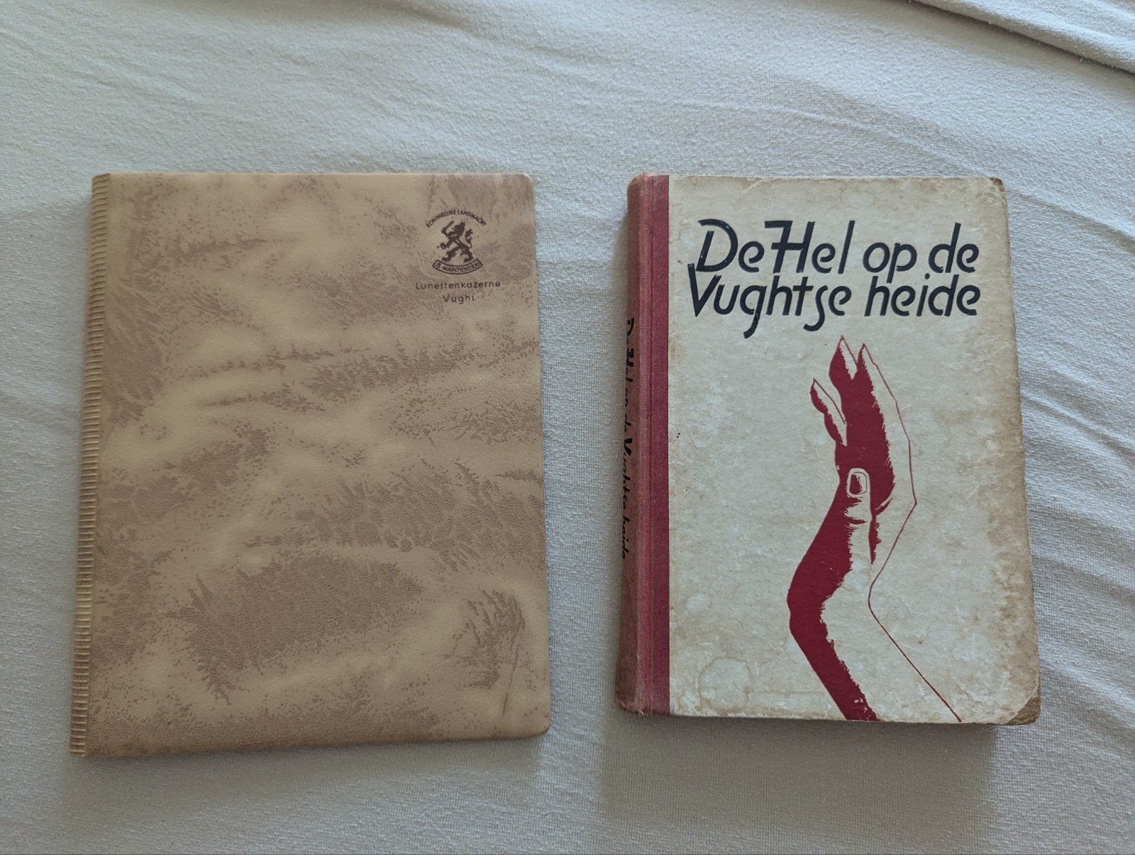 WO ll Vught boek + mapje Lunetten kazerne Vught, Ophalen, Tweede Wereldoorlog