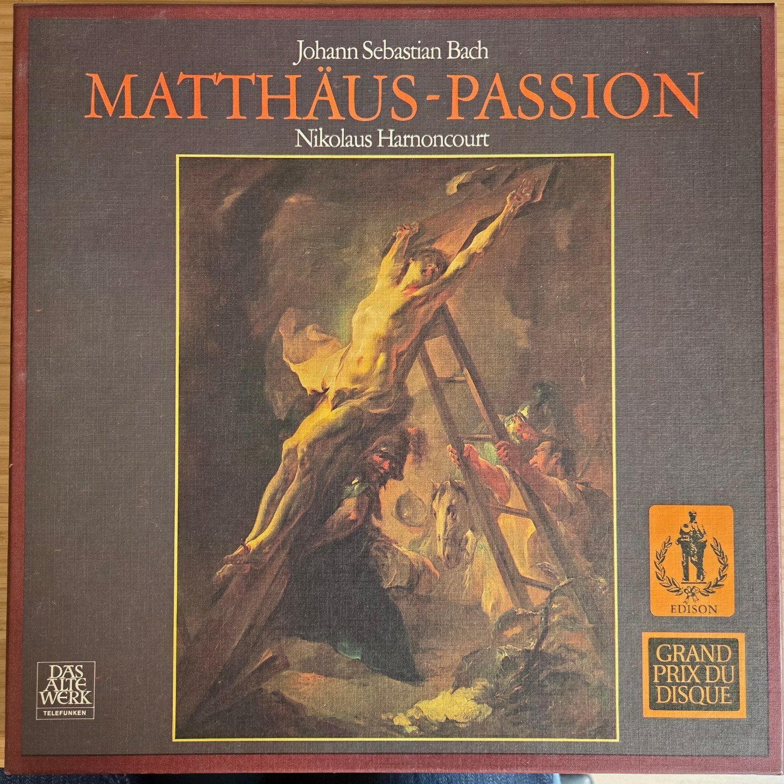 Johannes Bach - Matthäus Passion 4LP box, Ophalen of Verzenden, Barok, Gebruikt, Overige formaten