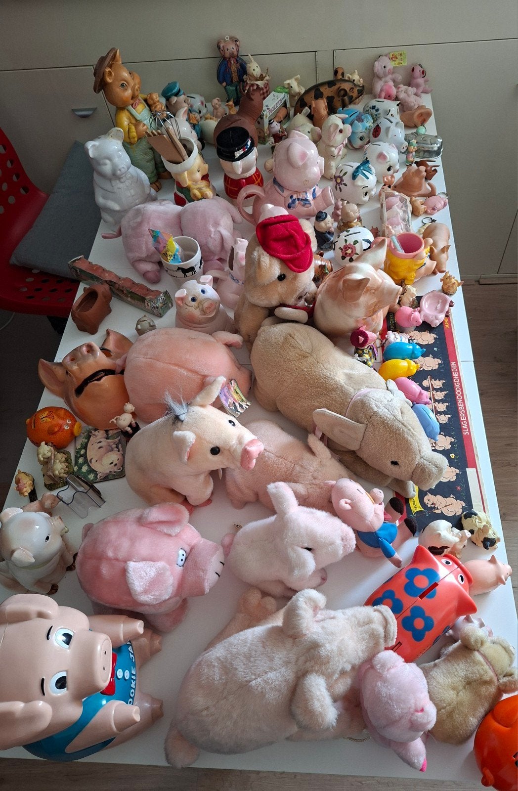 Varkens, varkens verzameling, Verzamelen, Ophalen