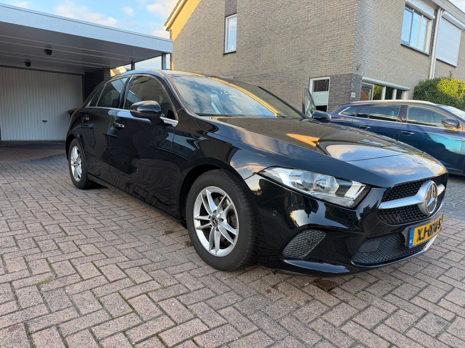 Mercedes-Benz A-Klasse A 160, Auto's, Voorwielaandrijving, 4 cilinders, Zwart, Origineel Nederlands