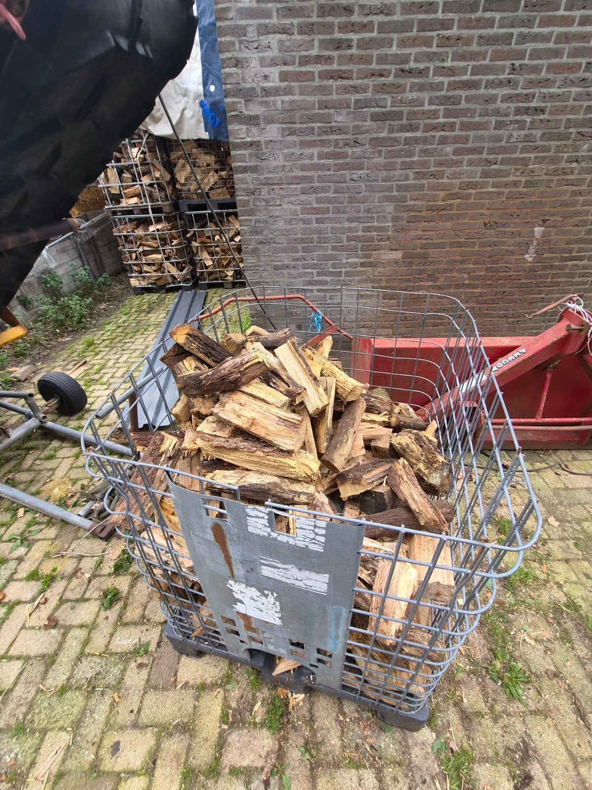 brandhout haardhout, 3 tot 6 m³, Ophalen of Verzenden, Overige houtsoorten, Blokken