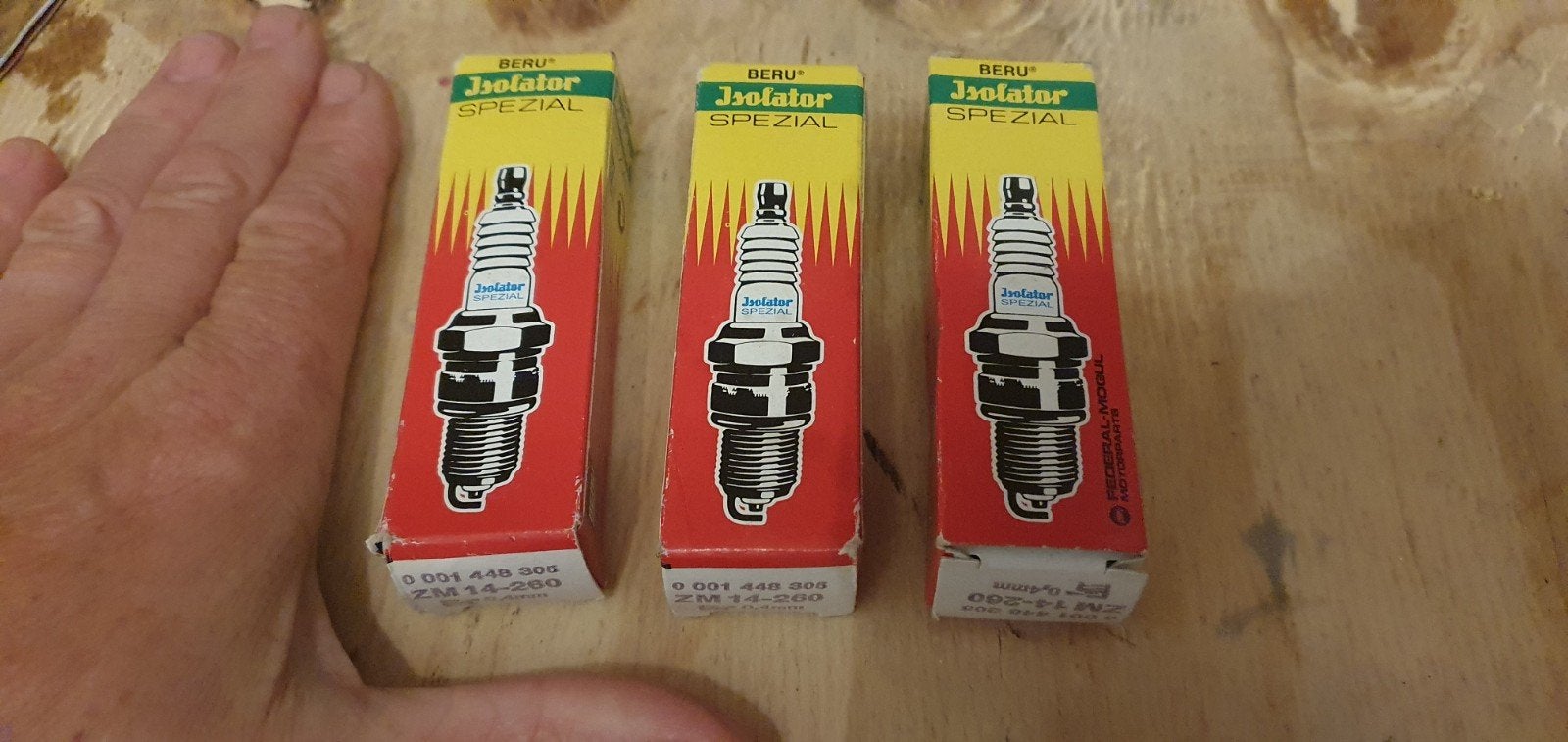 3 Nieuwe Beru Isolator Bougies 40916 H1E3 voor Simson, Ophalen of Verzenden, Nieuw, Overige typen, Beru Isolator
