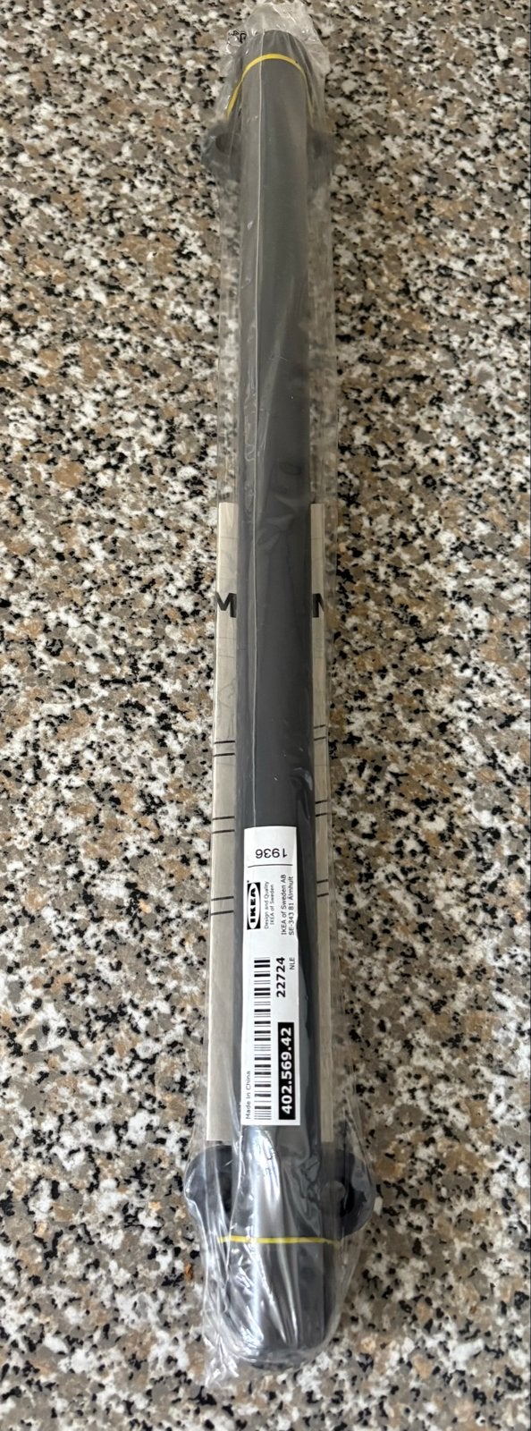 IKEA kledingroede, 50 cm donkergrijs, nieuw, Ophalen of Verzenden, Nieuw