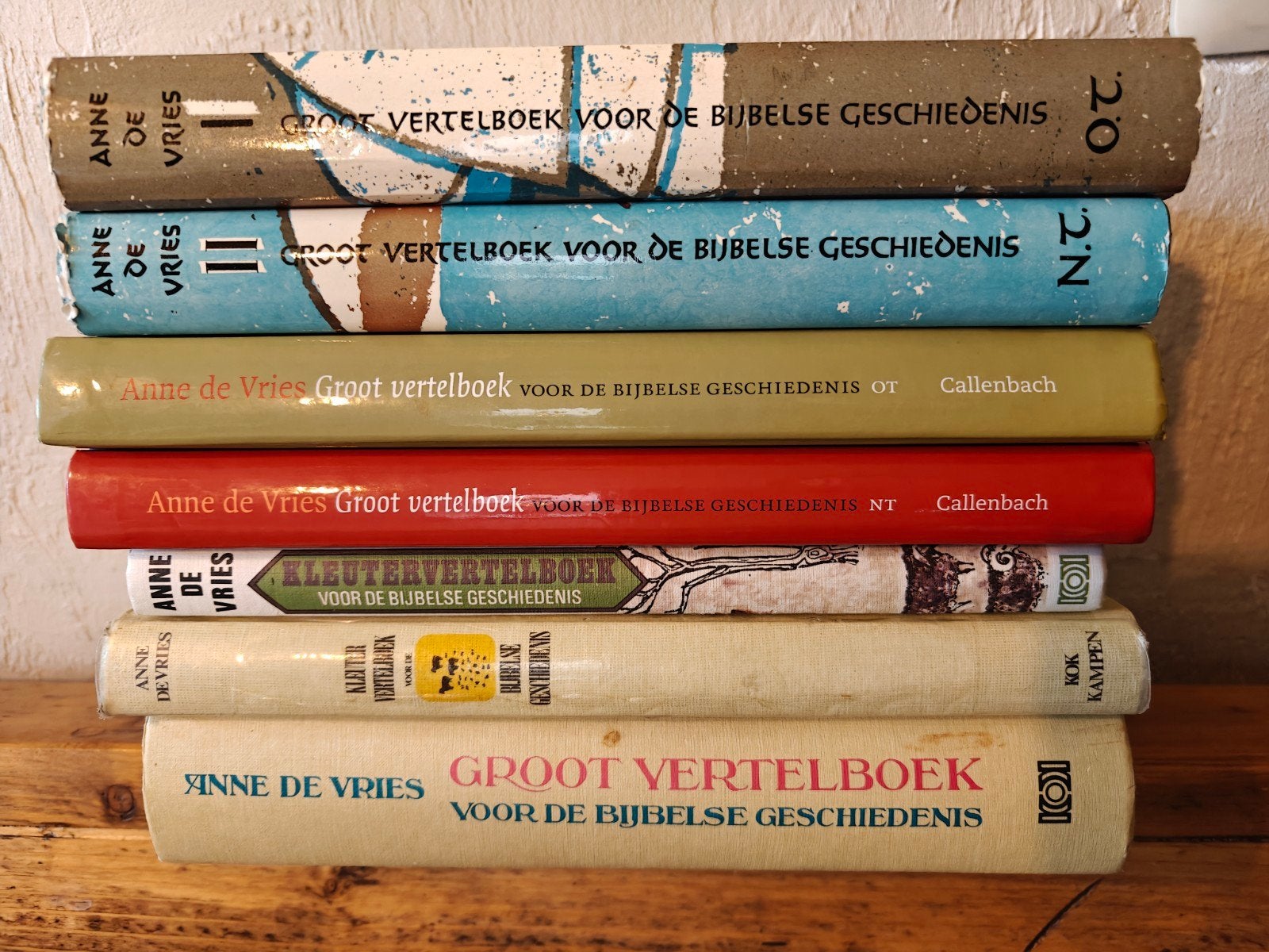 7 Kinderbijbels van Anne de Vries., Ophalen of Verzenden