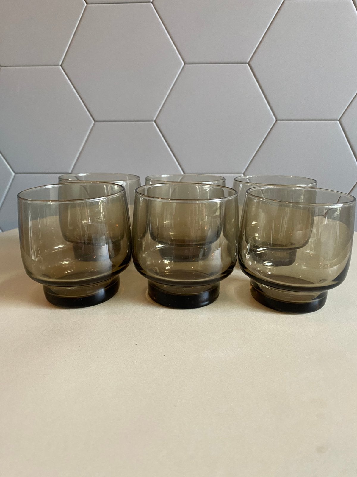 Luminarc France waterglazen rookglas, Ophalen of Verzenden, Zo goed als nieuw, Overige typen