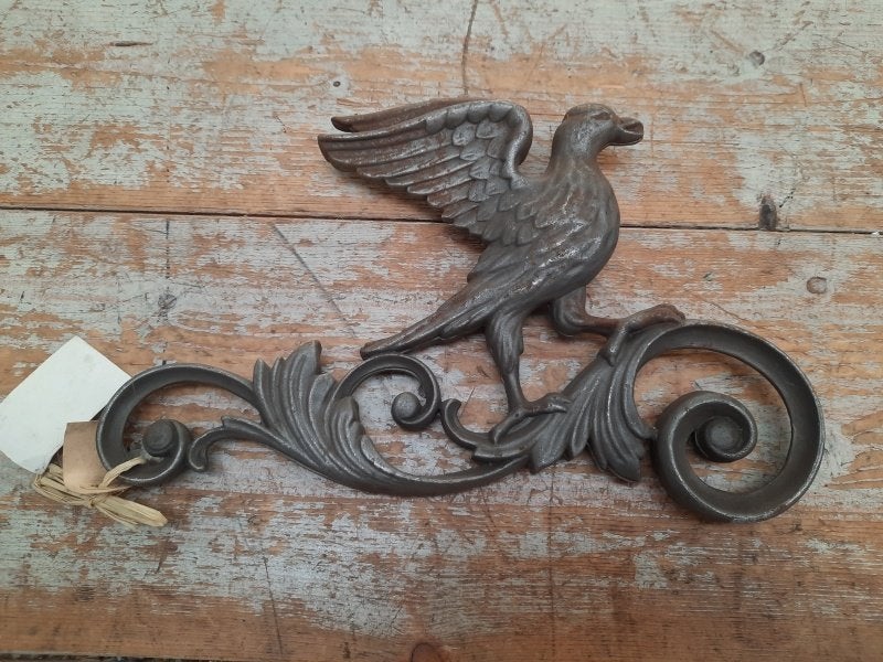 Ornament ijzer vogel voor poort of decoratie, Ophalen of Verzenden, IJzer, Overige typen