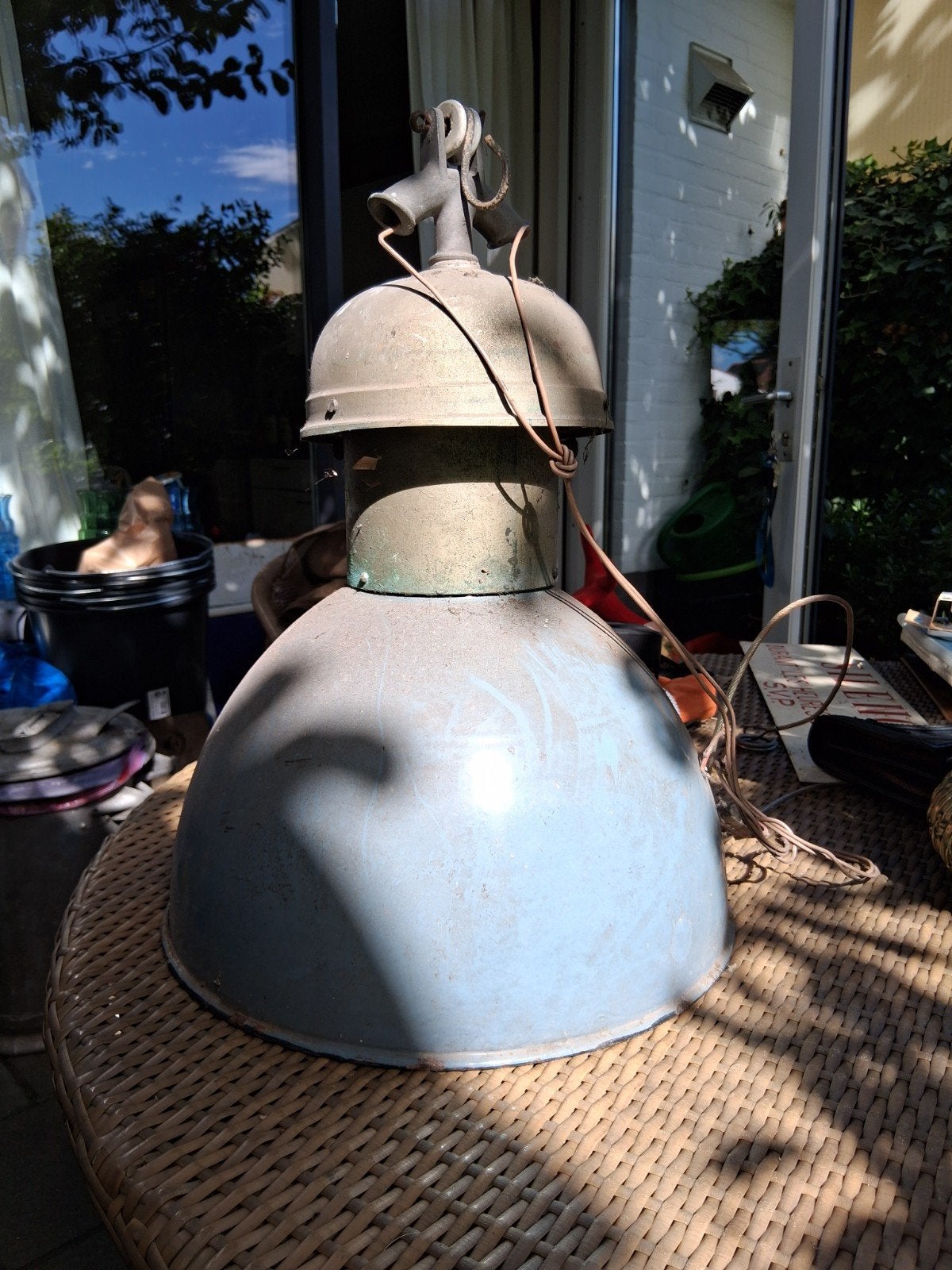 5 Vintage Industriële Hanglamp - Grote Fabriekslamp, Ophalen of Verzenden
