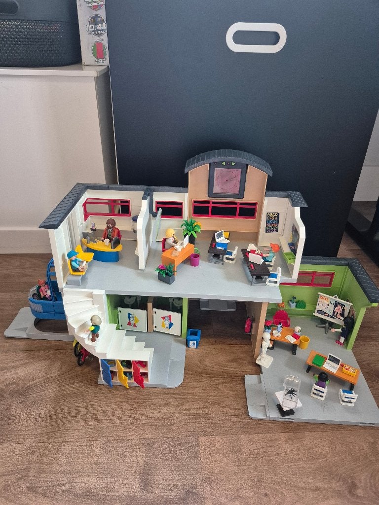 playmobil school, Gebouw, Complete set, Ophalen of Verzenden, Zo goed als nieuw