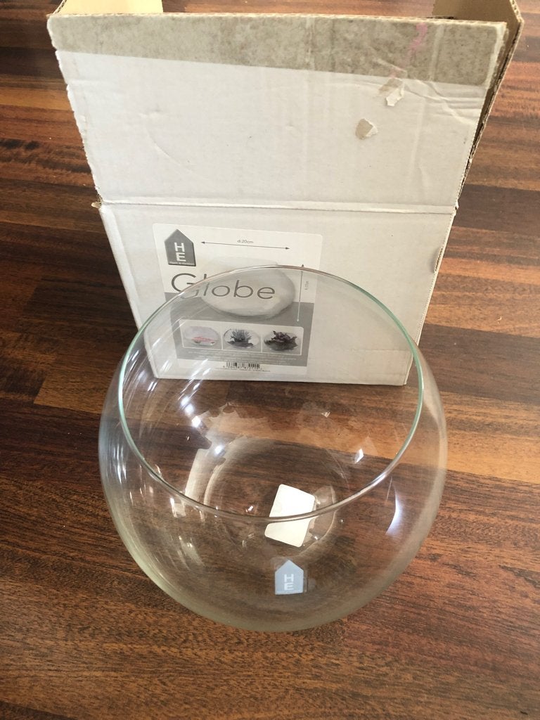 Globe vaas, Ophalen of Verzenden, Gebruikt