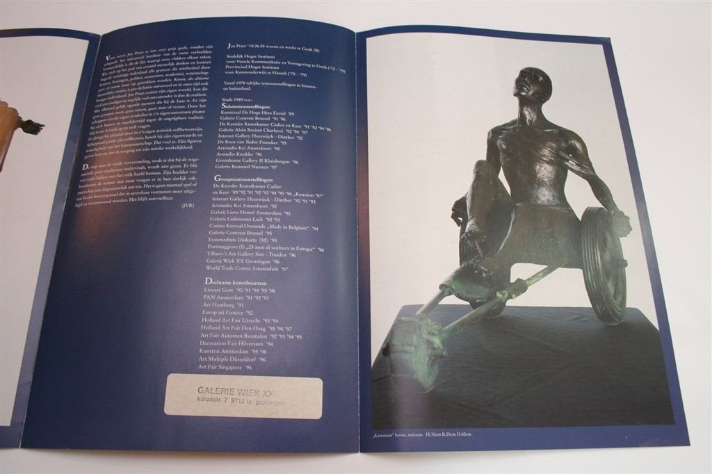 Brochure Jan Praet — Sculpturen / Sculptures, Ophalen of Verzenden, Zo goed als nieuw