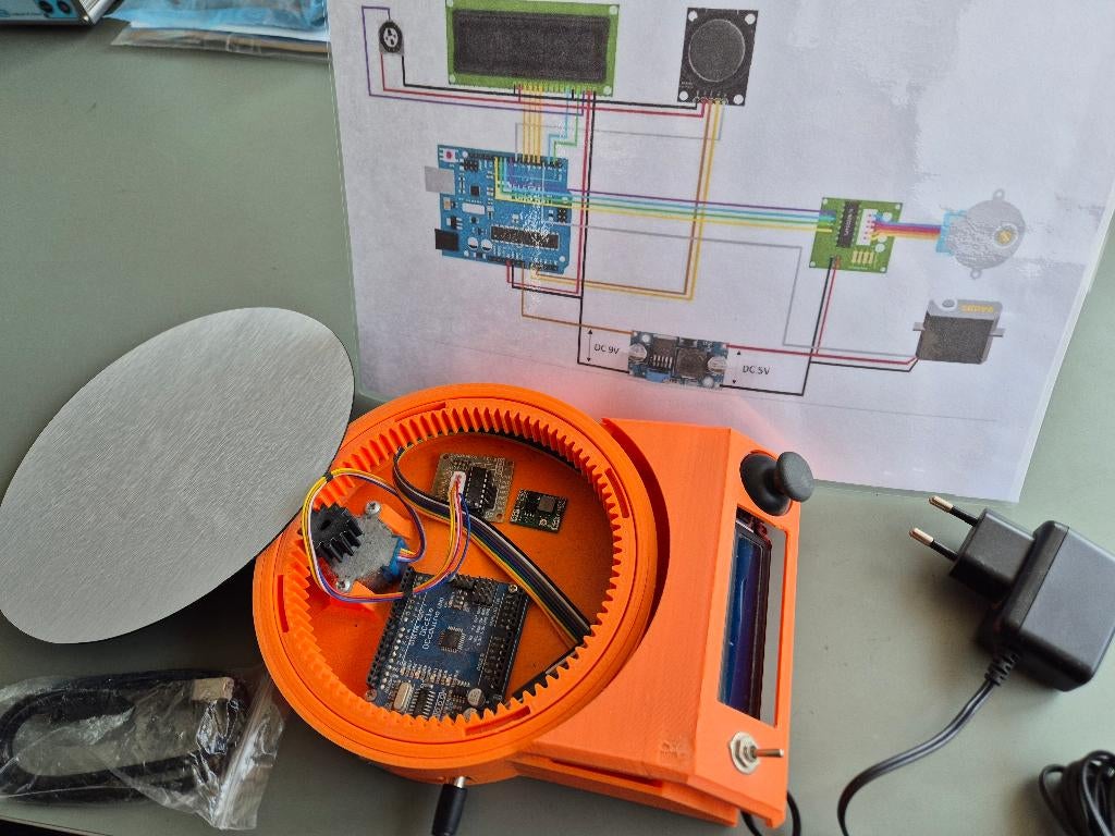 Arduino uno electronica draaiplateau 360 3D foto filmpjes, Hobby en Vrije tijd, Elektronica-componenten, Ophalen of Verzenden