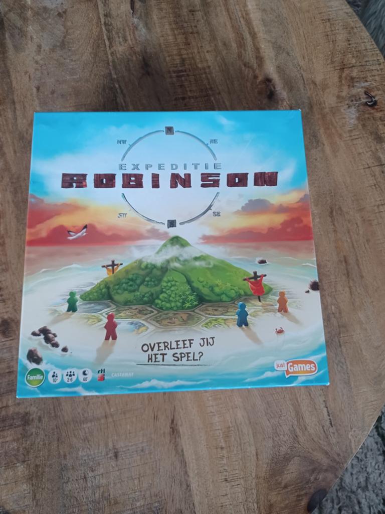 Expeditie Robinson Bordspel - Overleef jij het spel?, Een of twee spelers, Ophalen, Zo goed als nieuw, Just Games