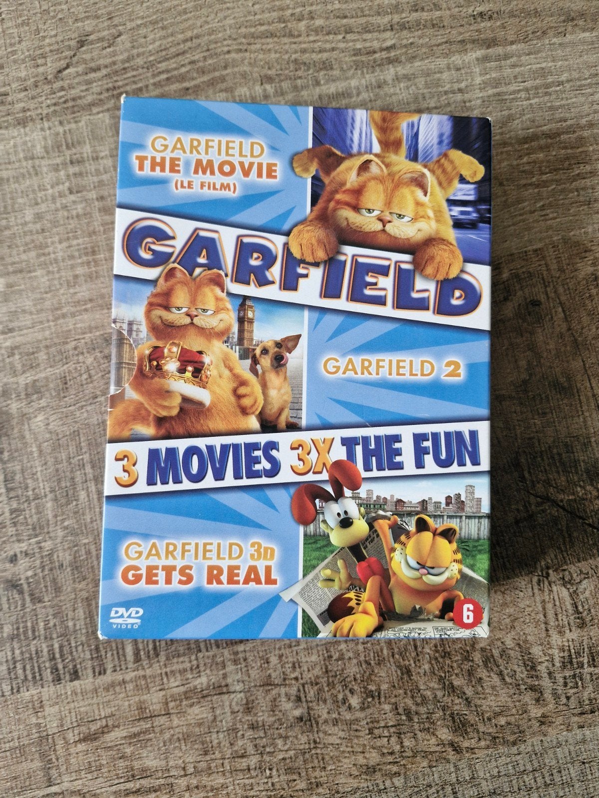 Garfield DVD Collectie: The Movie, 2 & 3D Gets Real, Vanaf 6 jaar, Ophalen of Verzenden, Zo goed als nieuw, Film