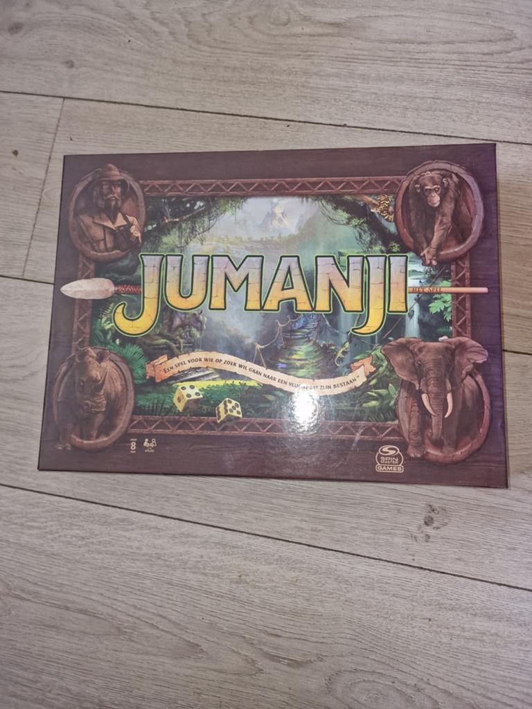 Jumanji Bordspel - Het Avontuurlijke Gezinsspel, Vijf spelers of meer, Ophalen of Verzenden, Zo goed als nieuw, Spin Master