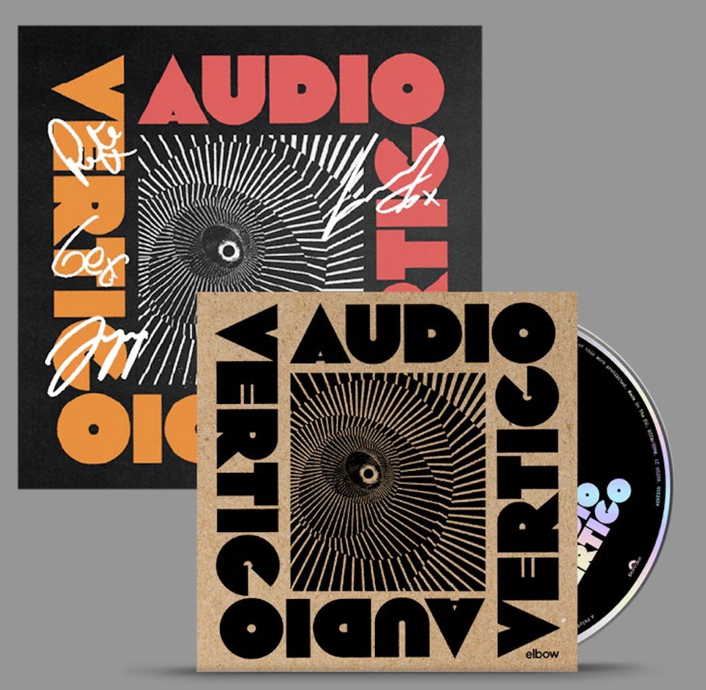 Cd Elbow Audio Vertigo Special Edition SIGNED CARD NIEUW, Ophalen of Verzenden, Nieuw in verpakking, Pop, Gesigneerd