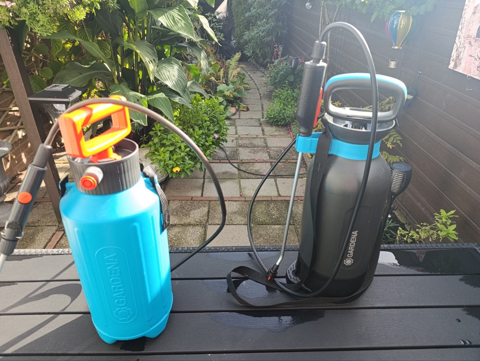 Gardena drukspuit 5 liter 2 x, Ophalen, Zo goed als nieuw, Gardena