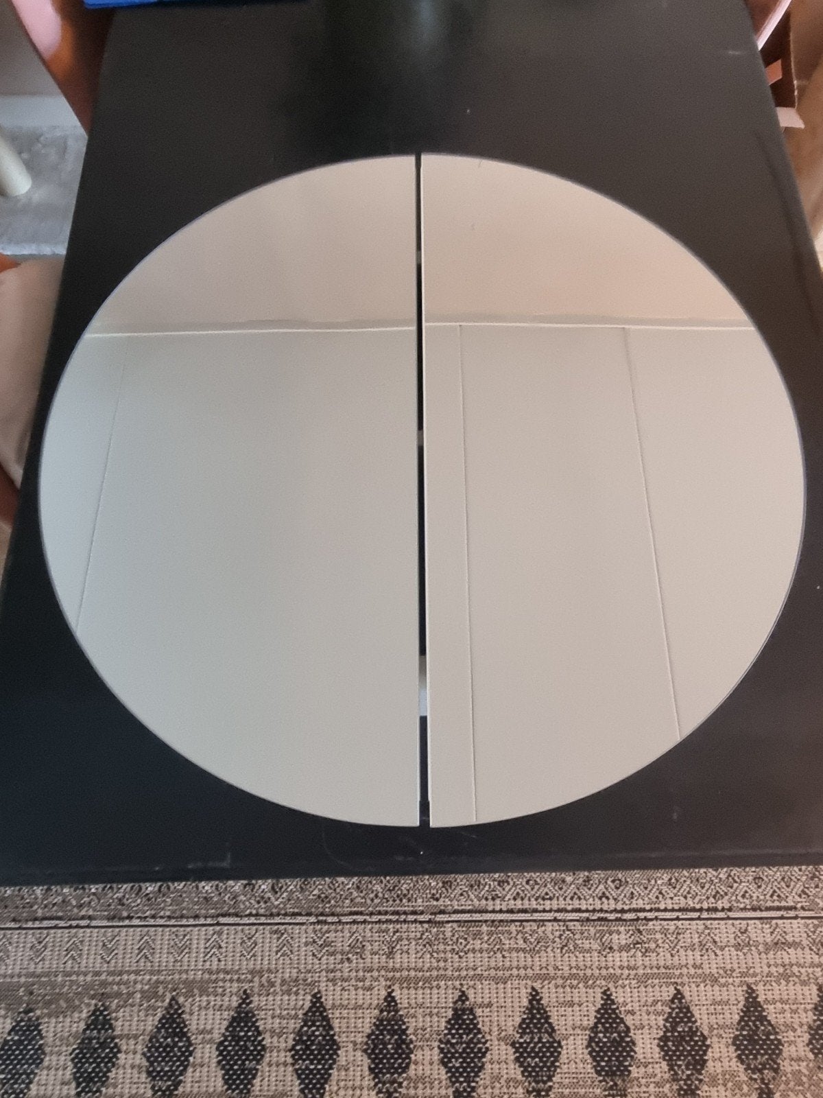 Mooie ongebruikte ronde badkamerspiegel met ledverlichting, Ophalen, Rond, Nieuw, Minder dan 100 cm