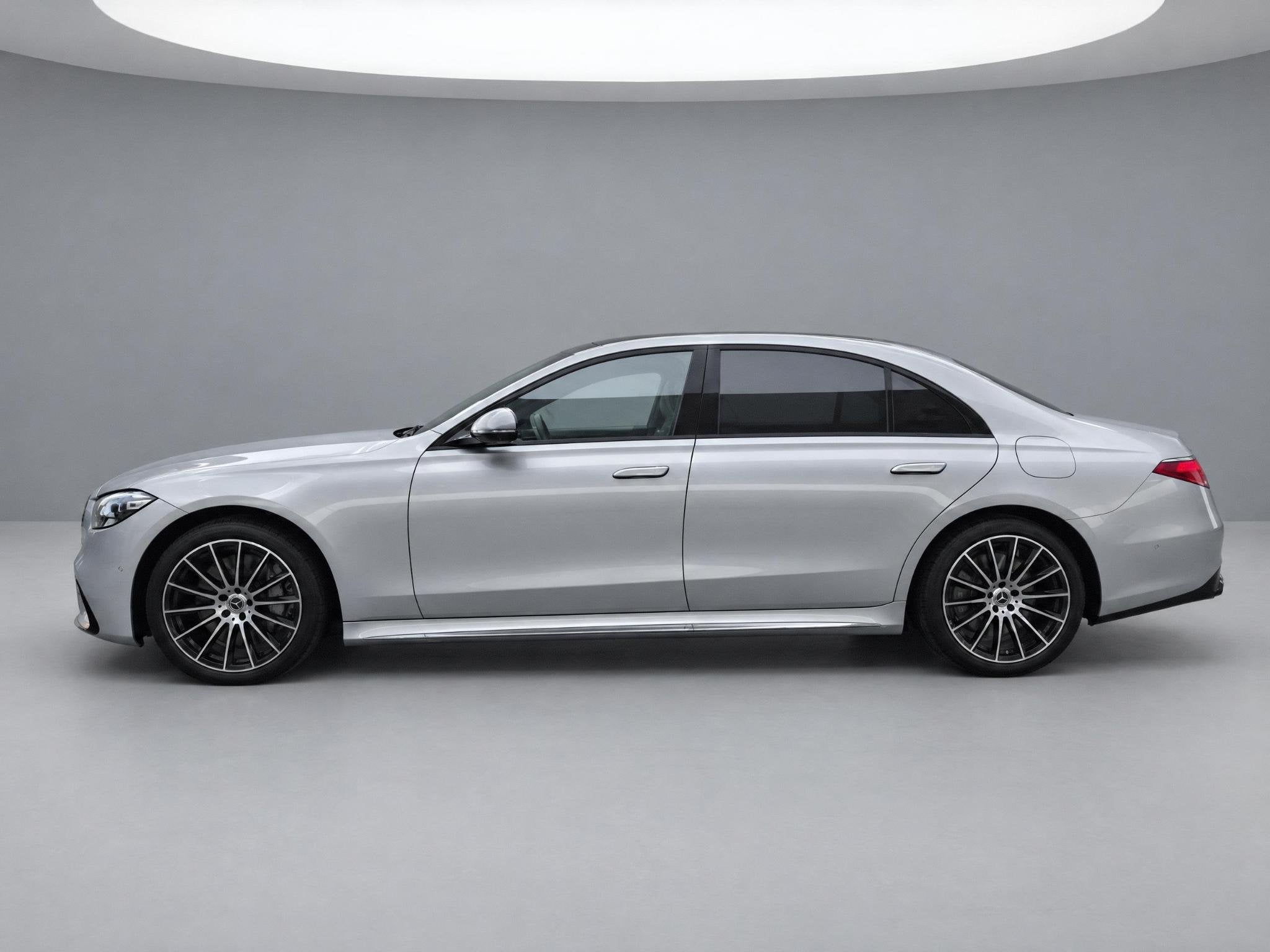 Mercedes-Benz S-klasse 580 e 4MATIC Lang AMG Line, Auto's, Automaat, Stof, Gebruikt, Euro 6