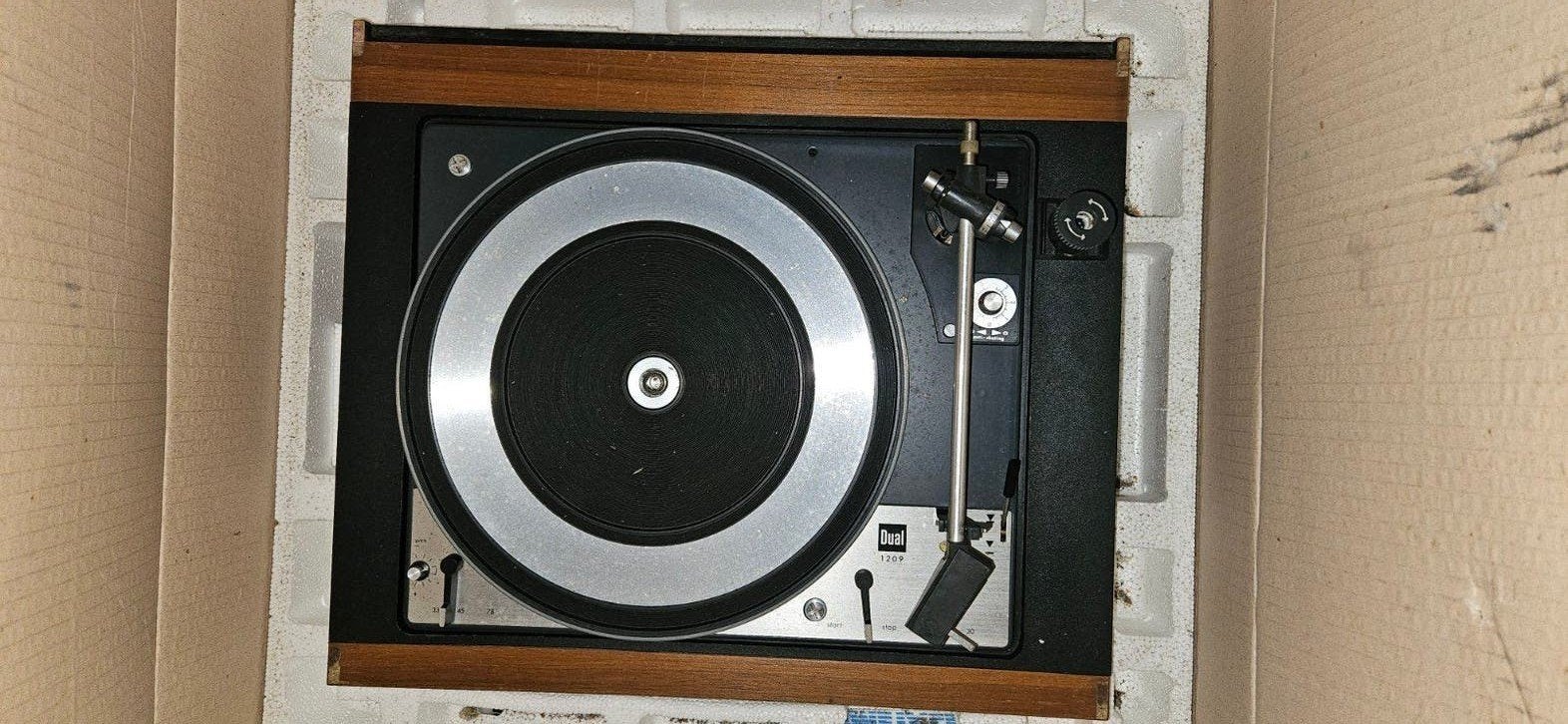 Dual HS 50 Platenspeler met ingebouwde versterker, Ophalen, Gebruikt, Platenspeler, Dual
