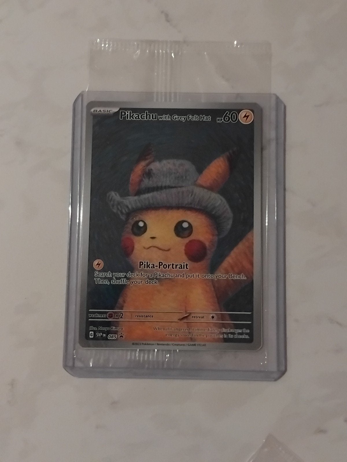Pikachu van Gogh, Ophalen, Zo goed als nieuw