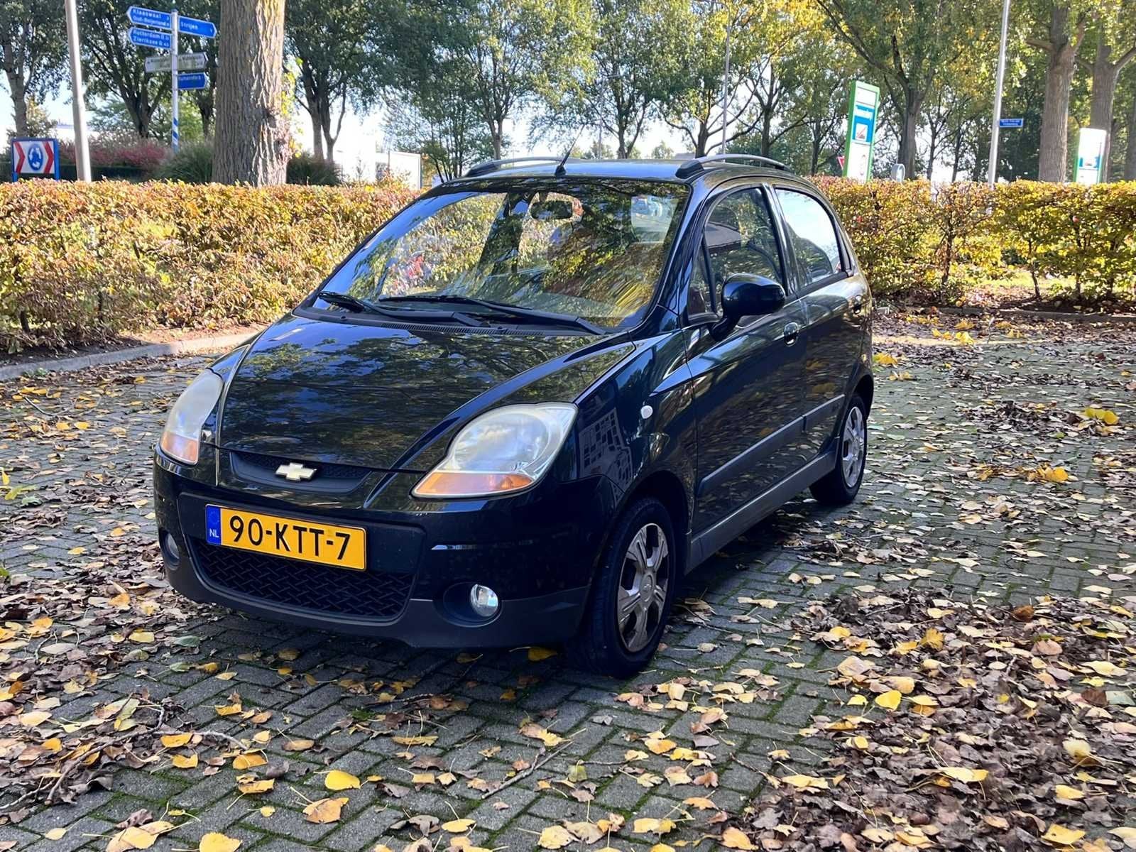 Chevrolet Matiz 0.8 Style, 90-KTT-7, Auto's, Voorwielaandrijving, Euro 5, Gebruikt, Zwart