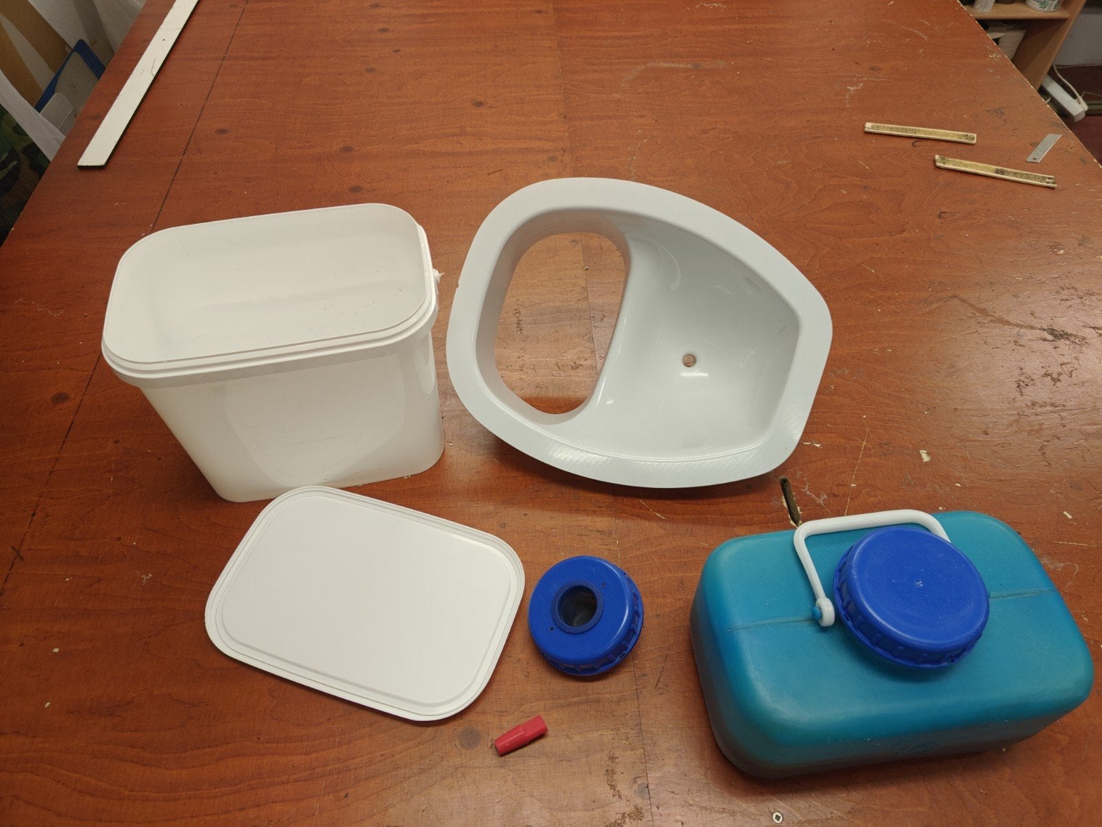 Scheidings/droog toilet zelfbouw set., Ophalen, Zo goed als nieuw, Schaal