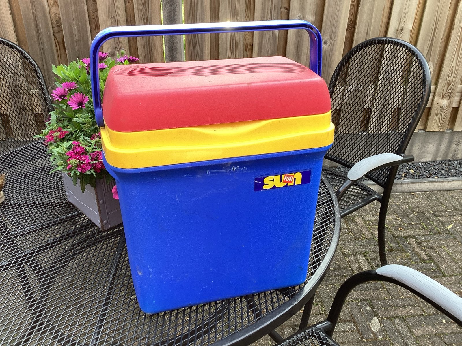 Koelbox 220V/12V - Ideaal voor onderweg en camping, Caravans en Kamperen, Koelboxen, Ophalen of Verzenden, Gebruikt, Koelbox, Elektrisch