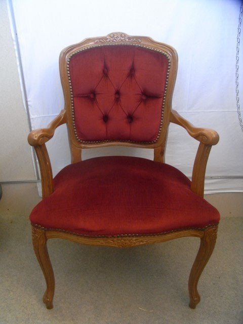 Franse fauteuil / barok stoel – Louis XV (WOME-92), Ophalen
