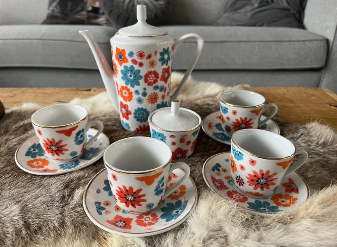 Vintage kinderservies in doos, Ophalen of Verzenden