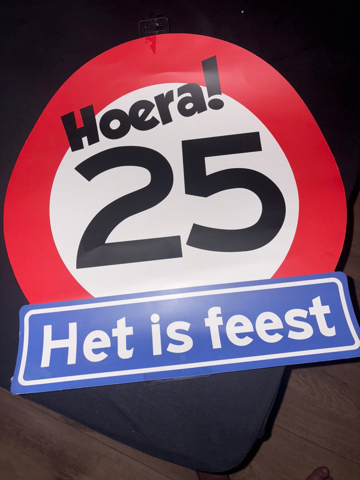 Poster 25 jaar, Ophalen, Zo goed als nieuw, Maat 34 (XS) of kleiner, Carnaval