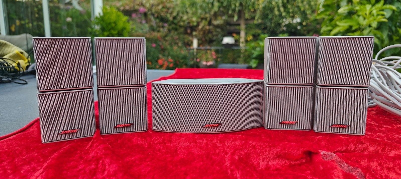 Bose Jewel luidsprekers 5x+gratis luidsprekerkabels, Overige merken, 70 watt of meer, Ophalen of Verzenden, Zo goed als nieuw