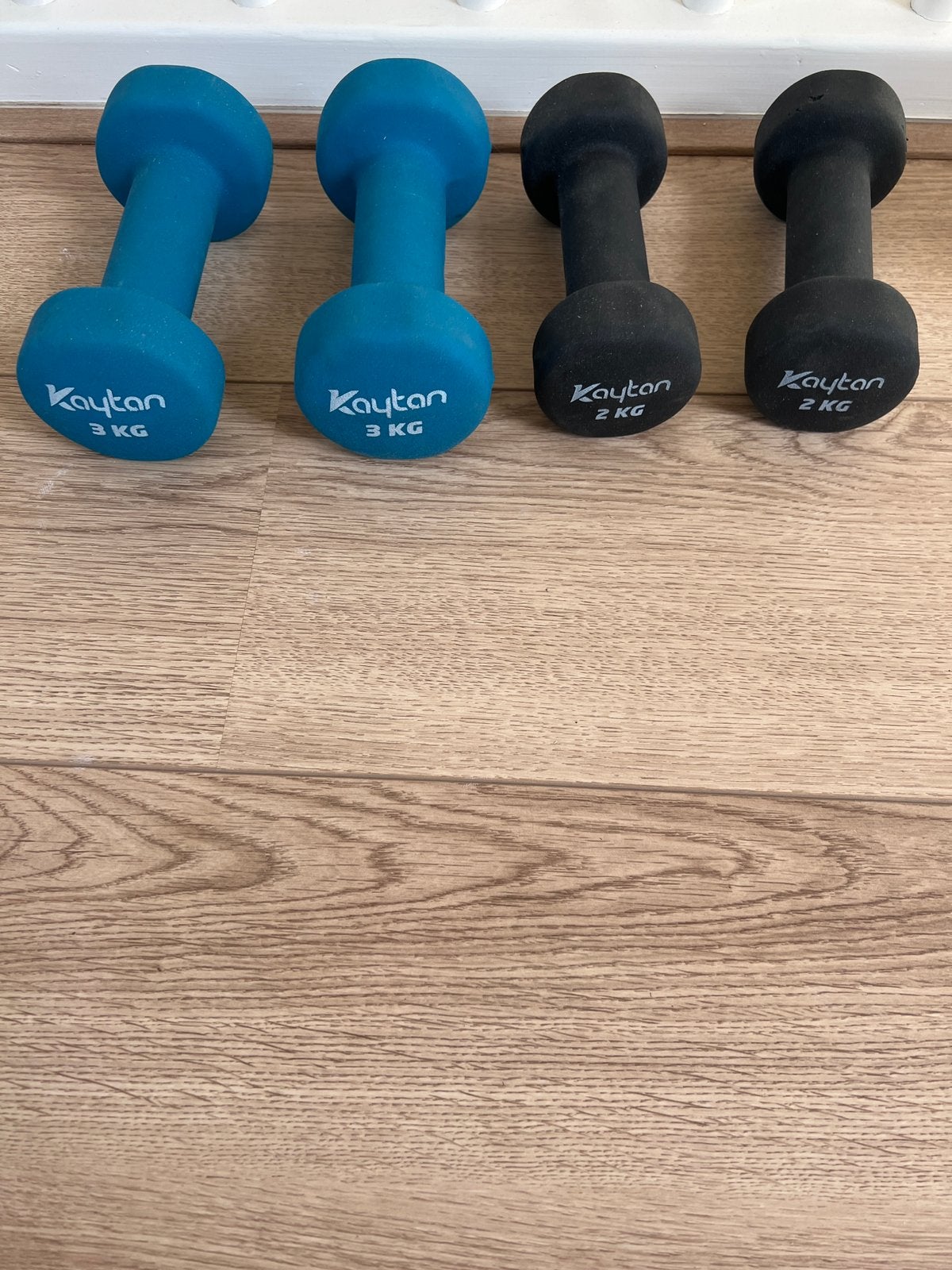 Dumbbell sets 3kg & 2kg, Ophalen, Zo goed als nieuw, Dumbbell