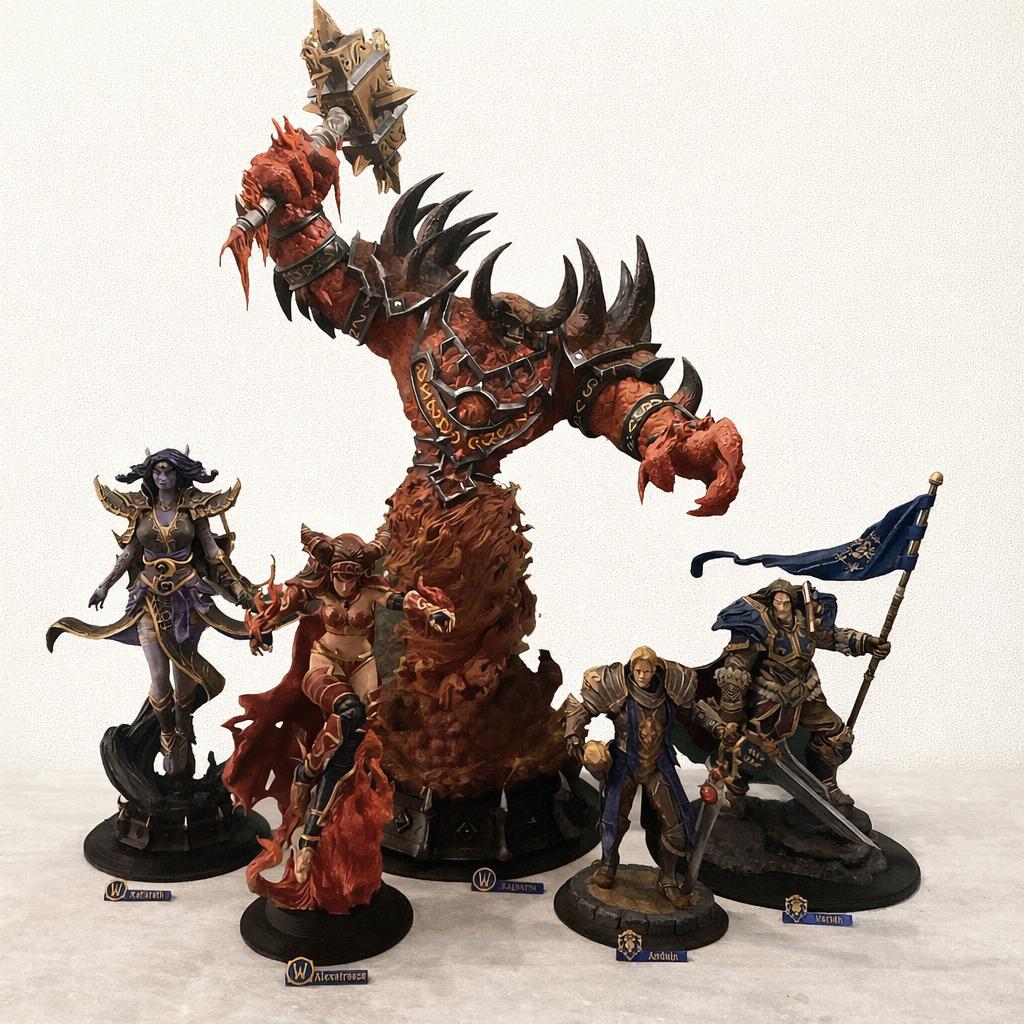 World of Warcraft 3D Figuren – Handgeschilderd & Op Maat, Ophalen, Nieuw