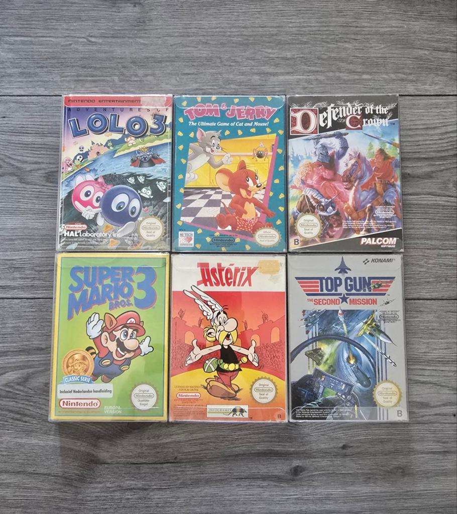 Nintendo NES Games compleet in doos, hele mooi staat, Avontuur en Actie, 1 speler, Ophalen of Verzenden, Zo goed als nieuw