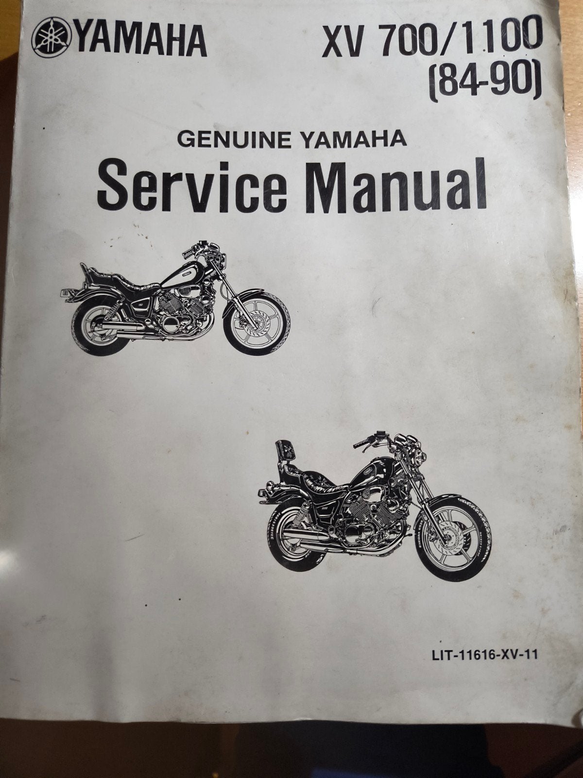 Werkplaatshandboek Yamaha XV 700/1100 (1984-1990), Ophalen of Verzenden, Yamaha