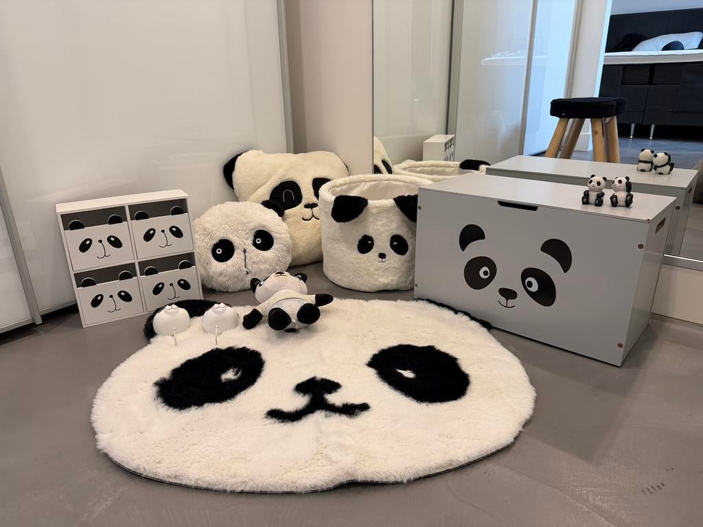 Panda decoratie pakket kinder of babykamer, Ophalen, Zo goed als nieuw, Wanddecoratie