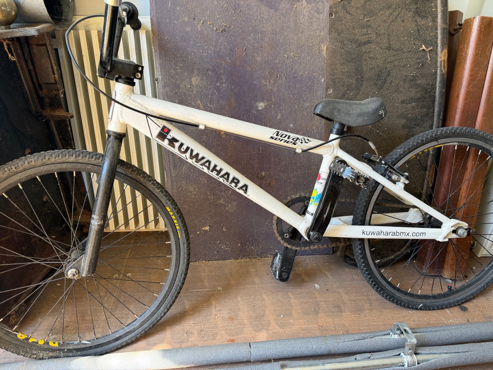 Kuwahara Nova Series BMX Fiets - Wit, Fietsen en Brommers, Fietsen | Crossfietsen en BMX, Staal, Velgrem, V-brakes, Ophalen of Verzenden