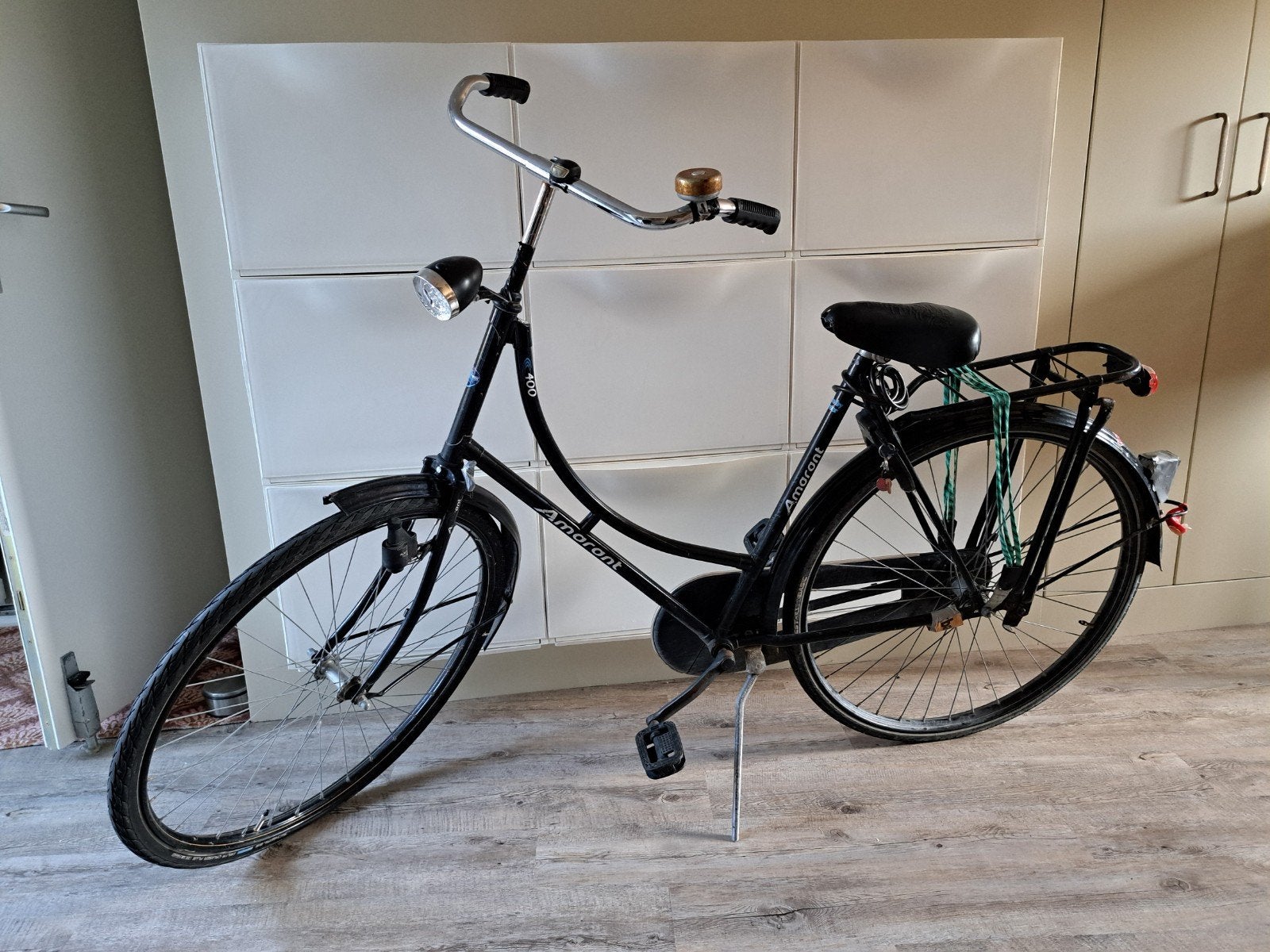 Amarant opoe fiets, Ophalen, Gebruikt, Terugtraprem, Amarant