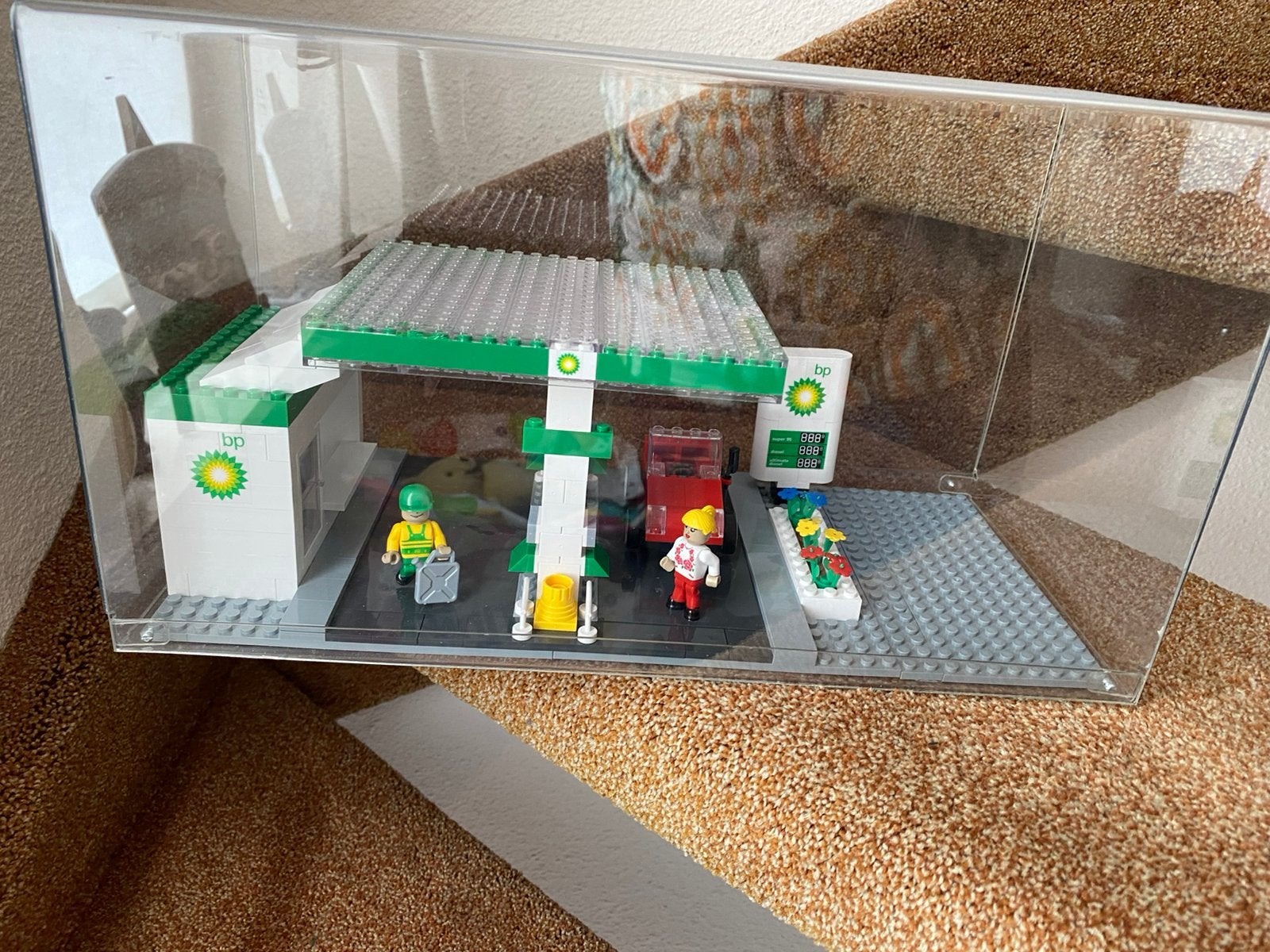 Bouwstenen benzinestation, Ophalen, Zo goed als nieuw