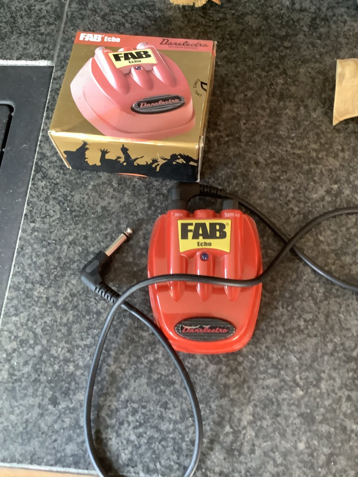 Danelectro FAB Echo gitaarpedaal - Zo goed als nieuw, Muziek en Instrumenten, Ophalen of Verzenden, Zo goed als nieuw, Delay of Echo