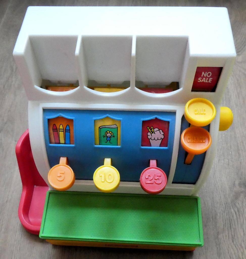 Fisher price kassa Speelgoedkassa geheel compleet, Ophalen of Verzenden, Zo goed als nieuw, Speelset, Met geluid