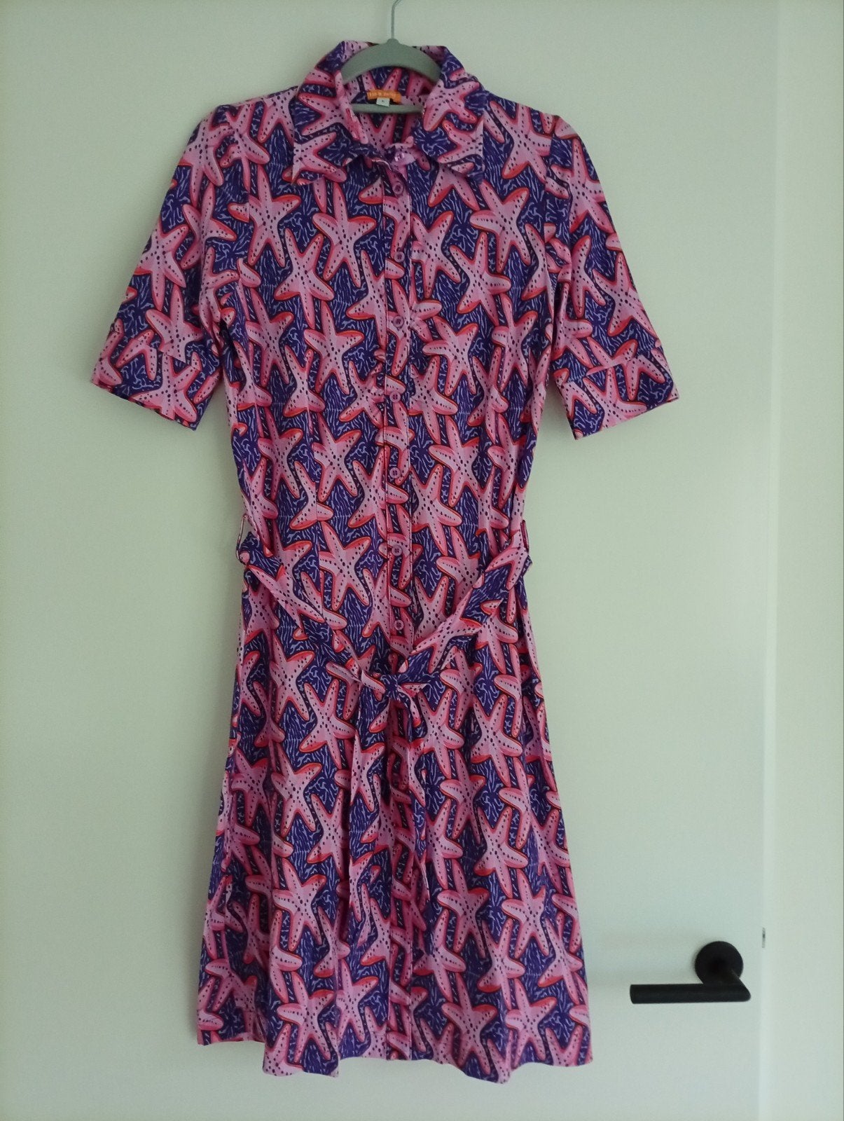 Tante Betsy jurk paars / roze maat S, Kleding | Dames, Tante Betsy, Paars, Ophalen of Verzenden, Knielengte