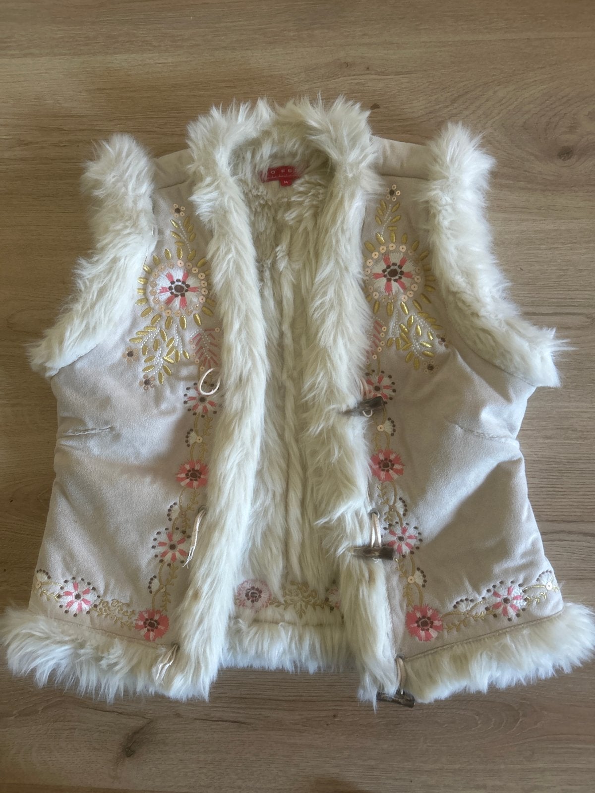 10 Feet bont gilet met borduursels - Maat M, Ophalen of Verzenden, Zo goed als nieuw
