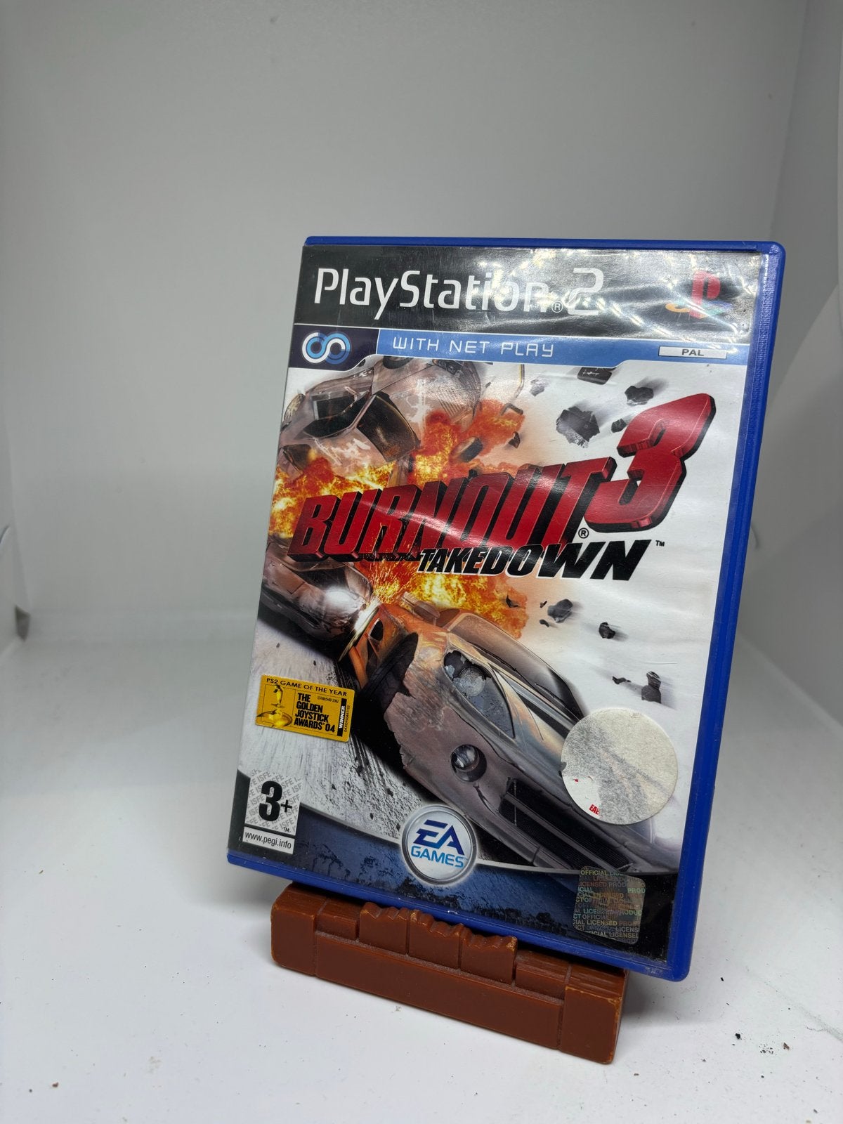Burnout 3 Takedown - PlayStation 2 (PS2), Gebruikt, Racen en Vliegen, 2 spelers, Eén computer